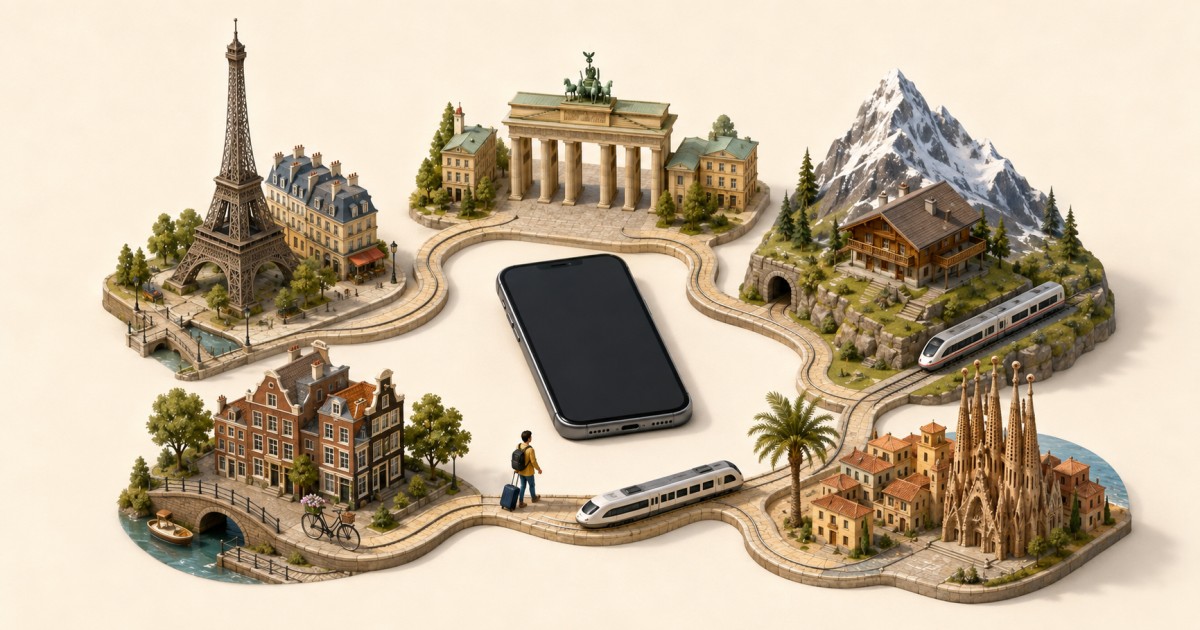 One eSIM for Multiple Countries in Europe: 2026 Trip Guide